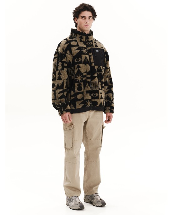 Ζακέτα Emerson καφέ CASUAL