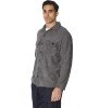 Πουκάμισο Overshirt Rebel γκρι SLIM FIT