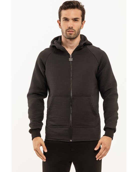 Ζακέτα Vinyl Art μαύρη CASUAL