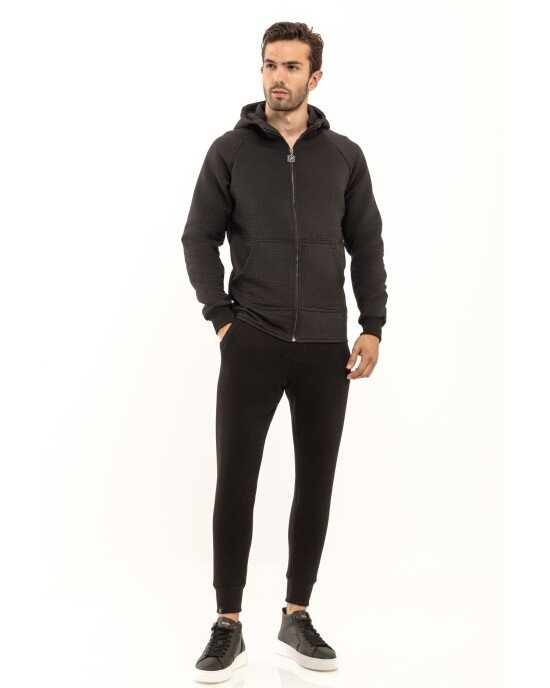 Ζακέτα Vinyl Art μαύρη CASUAL