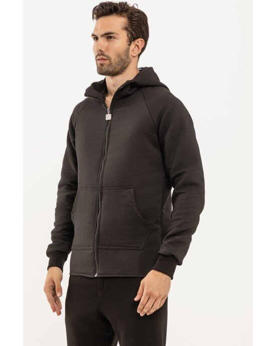 Ζακέτα Vinyl Art μαύρη CASUAL