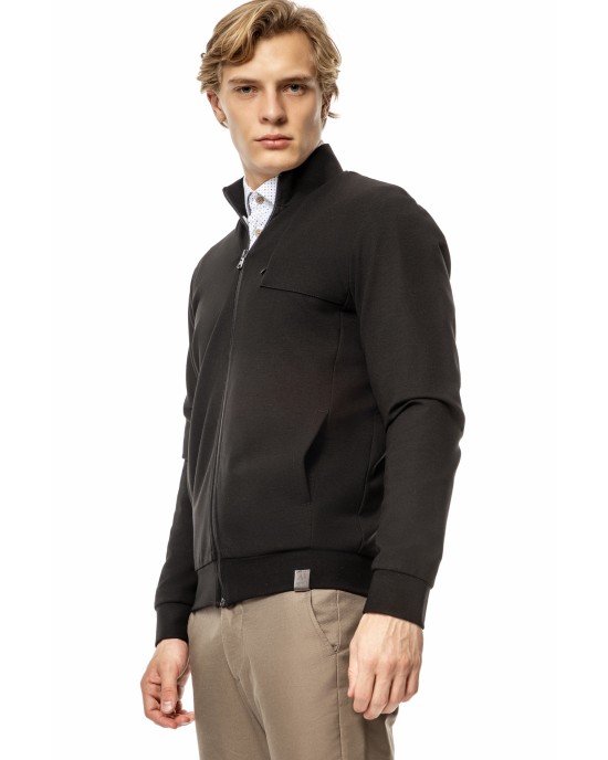 Ζακέτα Artisti Italiani μαύρη CASUAL