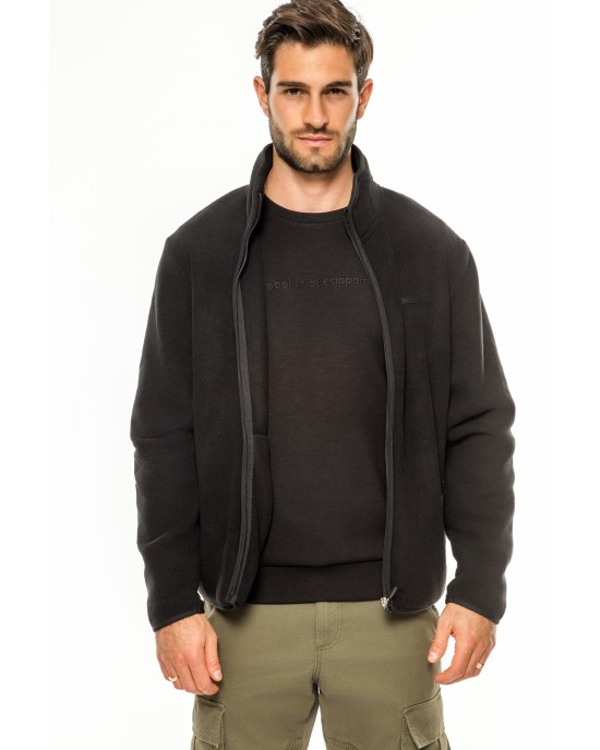 Ζακέτα Jack n Jones Μαύρη CASUAL