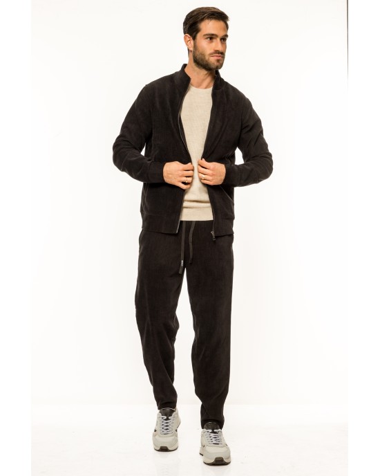 Ζακέτα Vittorio μαύρη CASUAL