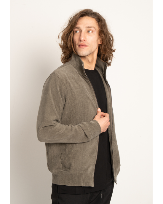 Ζακέτα Vittorio Castello λαδί CASUAL