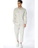 Πουκάμισο Overshirt Henry εκρού SLIM FIT
