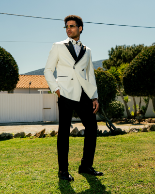 Κοστούμι 19V69 Italia Versace Abbigliamento Rolex Roma άσπρο