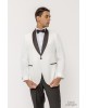 Κοστούμι Michael Kors Tuxedo Shawl άσπρο SLIM FIT