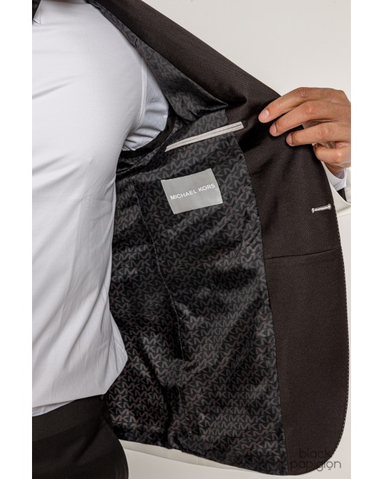 Κοστούμι Michael Kors Tuxedo Shawl άσπρο SLIM FIT