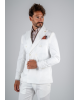Κοστούμι Over/D άσπρο SLIM FIT