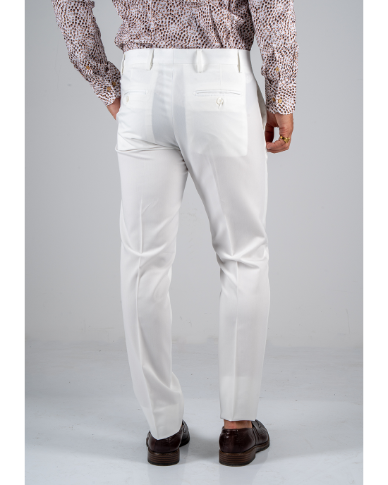 Κοστούμι Over/D άσπρο SLIM FIT