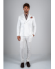 Κοστούμι Over/D άσπρο SLIM FIT