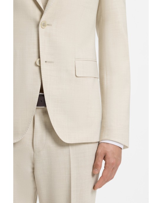 Κοστούμι Boss μπεζ SLIM FIT