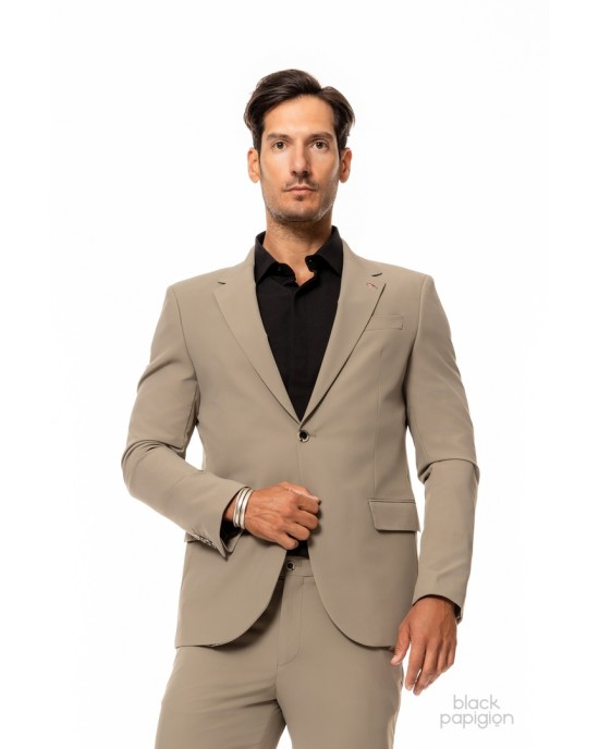 Κοστούμι Vittorio Azzuro μπεζ SLIM FIT