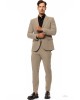 Κοστούμι Vittorio Azzuro μπεζ SLIM FIT