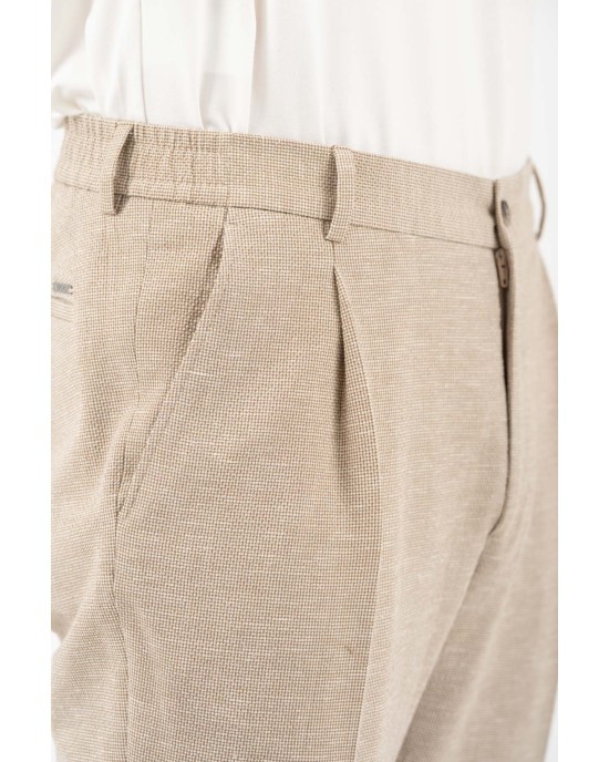 Κοστούμι Vittorio Barozi μπεζ SLIM FIT