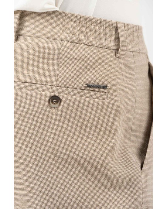Κοστούμι Vittorio Barozi μπεζ SLIM FIT