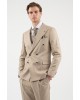 Κοστούμι Vittorio Veronese μπεζ SLIM FIT