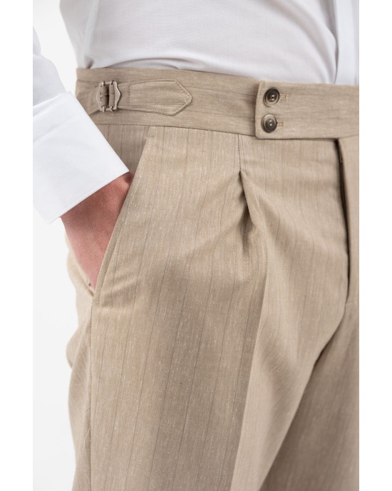 Κοστούμι Vittorio Veronese μπεζ SLIM FIT