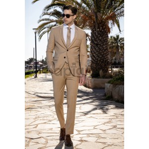 Κοστούμι Hugo μπεζ