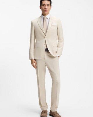 Κοστούμι Hugo μπεζ