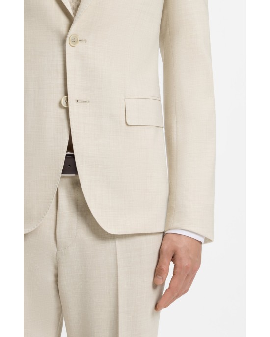 Κοστούμι Hugo μπεζ SLIM FIT