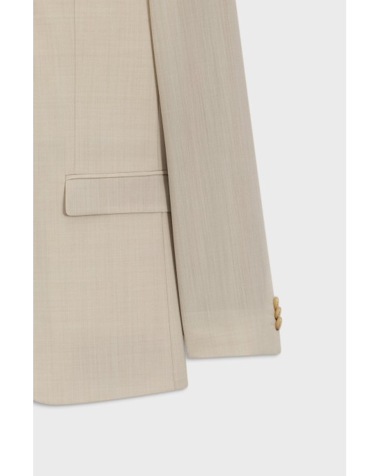 Κοστούμι Hugo μπεζ SLIM FIT