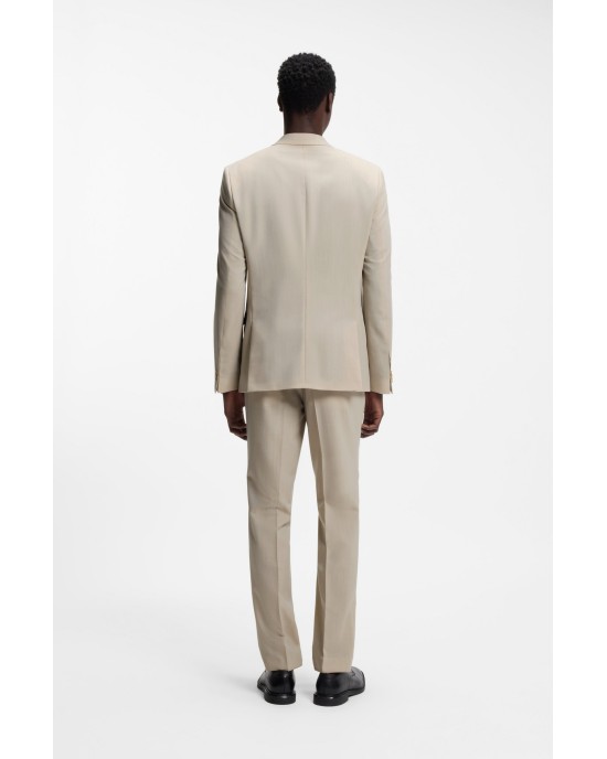 Κοστούμι Hugo μπεζ SLIM FIT