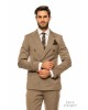 Κοστούμι Black Papigion μπεζ SLIM FIT