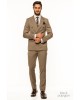 Κοστούμι Black Papigion μπεζ SLIM FIT