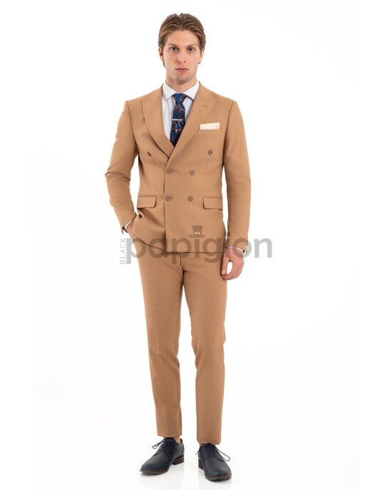 Κοστούμι Vittorio Pescara ταμπά SLIM FIT