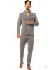 Κοστούμι Over/D γκρι SLIM FIT