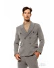 Κοστούμι Over/D γκρι SLIM FIT