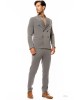 Κοστούμι Over/D γκρι SLIM FIT