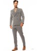 Κοστούμι Over/D γκρι SLIM FIT