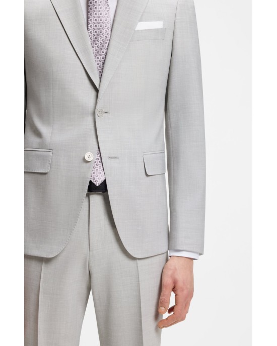 Κοστούμι Boss γκρι SLIM FIT