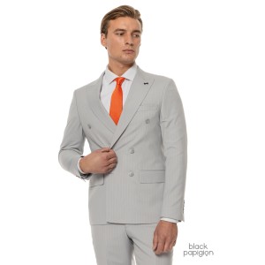 Κοστούμι Black Papigion γκρι Κοστούμι Black Papigion γκρι