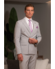 Κοστούμι Black Papigion γκρι SLIM FIT