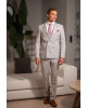 Κοστούμι Black Papigion γκρι SLIM FIT