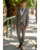Κοστούμι Hugo γκρι SLIM FIT