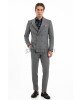 Κοστούμι Vittorio Pescara γκρι SLIM FIT