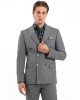 Κοστούμι Vittorio Pescara γκρι SLIM FIT
