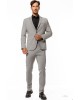 Κοστούμι Hugo γκρι SLIM FIT