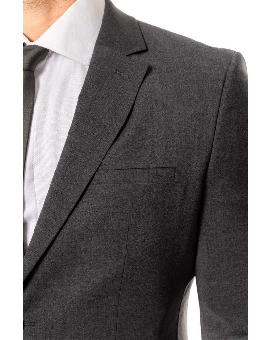 Κοστούμι Hugo γκρι SLIM FIT