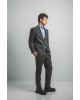 Κοστούμι 19V69 Versace γκρι SLIM FIT