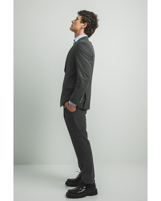Κοστούμι 19V69 Versace γκρι SLIM FIT