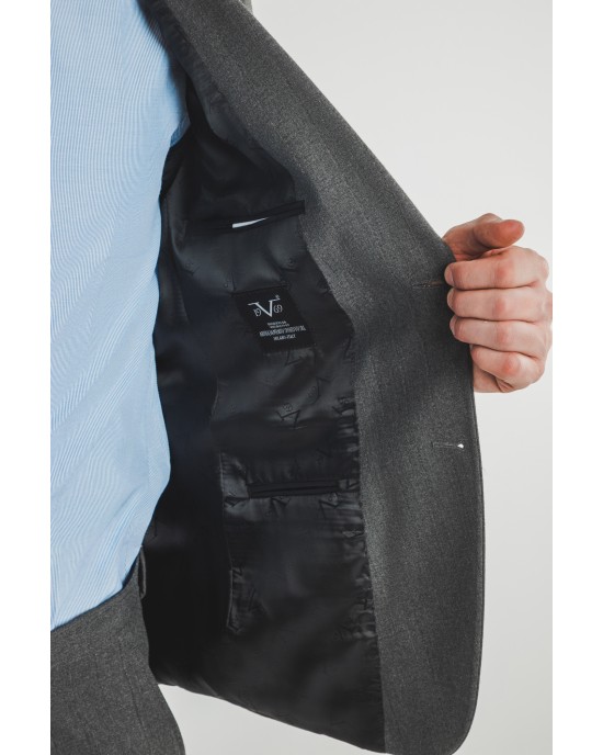 Κοστούμι 19V69 Versace γκρι SLIM FIT
