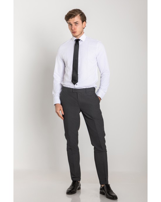 Κοστούμι Vittorio Paolo γκρι SLIM FIT