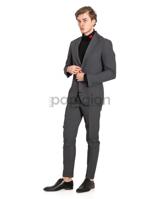 Κοστούμι Vittorio Paolo γκρι SLIM FIT