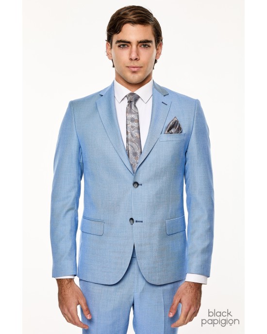 Κοστούμι Artisti Italiani γαλάζιο SLIM FIT